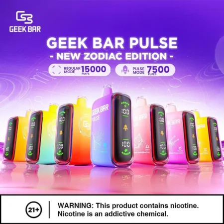電子煙 Geek Bar Pulse 15000 Puffs 拋棄式 歐美爆款