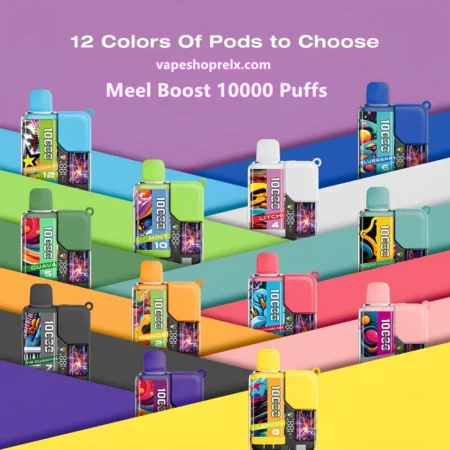 Meel Boost 10000 Puffs 最新麻將盒子 拋棄式電子煙 711到付
